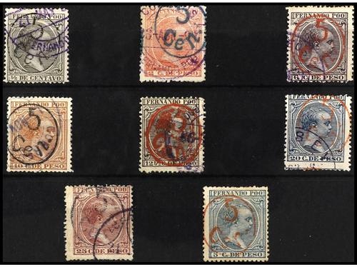 */º COLONIAS ESPAÑOLAS: FERNANDO POO. Ed. 40/40C y 40F/J. 8 