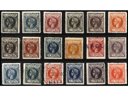 * COLONIAS ESPAÑOLAS: GUINEA. Ed. 9/26. SERIE COMPLETA, 18 v