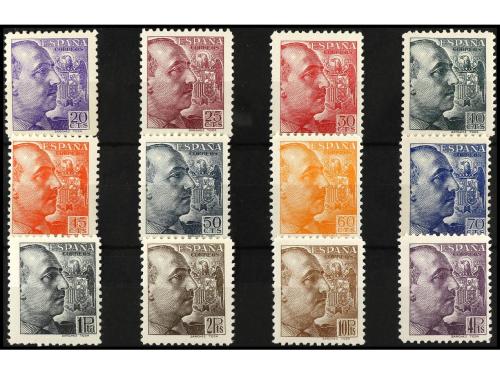 ** ESPAÑA. Ed. 867/78. SERIE COMPLETA. 12 valores. Centrados