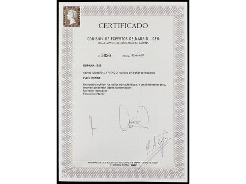 ** ESPAÑA. Ed. 867/78. SERIE COMPLETA. 12 valores. Centrados