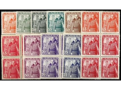 ** ESPAÑA. Ed. 1024/32, 1028A y 1044/6. SERIES COMPLETAS. 28