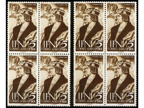 ** COLONIAS ESPAÑOLAS: IFNI. Ed. 82 (8). 5 pts. castaño. 2 b