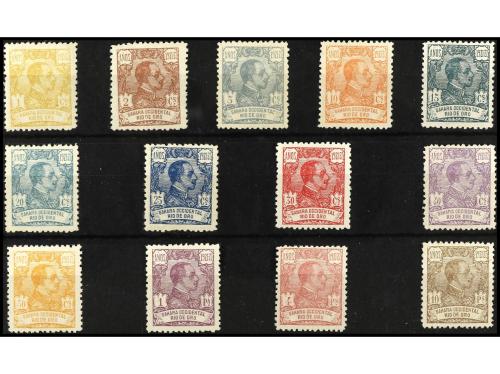 ** COLONIAS ESPAÑOLAS: RIO DE ORO. Ed. 130/42. SERIE COMPLET