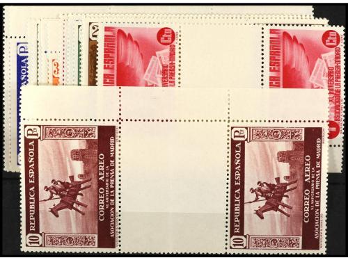 ** ESPAÑA. Ed. 711/25 (2). SERIE COMPLETA. 15 valores en PAR