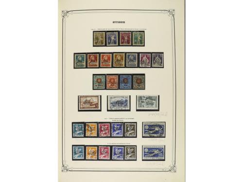 SUIZA. Colección en álbum Yvert de 1862 a 1989 muy completa 