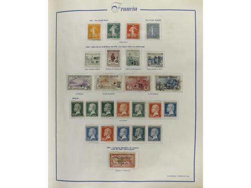 LOTES y COLECCIONES. FRANCIA. Colección en álbum Majó de 185