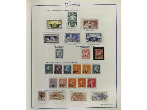 LOTES y COLECCIONES. FRANCIA. Colección en álbum Majó de 185