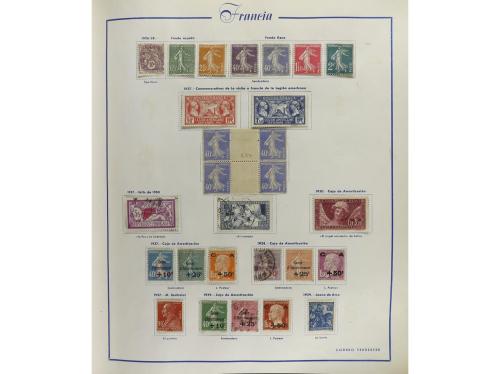 LOTES y COLECCIONES. FRANCIA. Colección en álbum Majó de 185