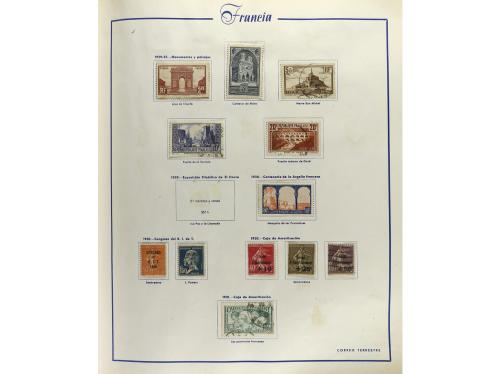 LOTES y COLECCIONES. FRANCIA. Colección en álbum Majó de 185