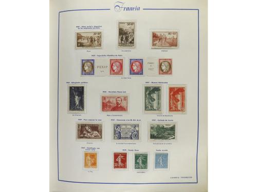 LOTES y COLECCIONES. FRANCIA. Colección en álbum Majó de 185