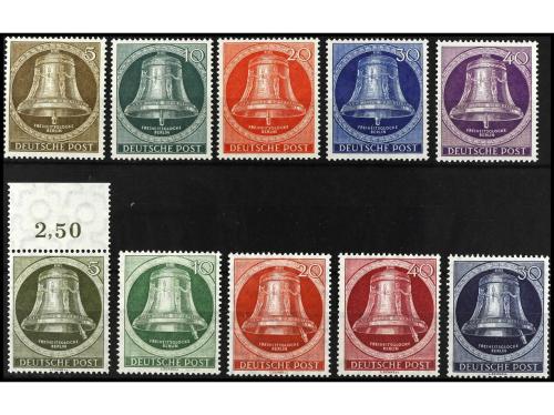 ** ALEMANIA ORIENTAL: REPUBLICA DEMOCRATICA. Yv. 68/72 y 87/