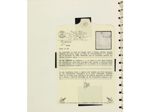 LOTES y COLECCIONES. ESPAÑA. Colección en álbum de 1850 a 19