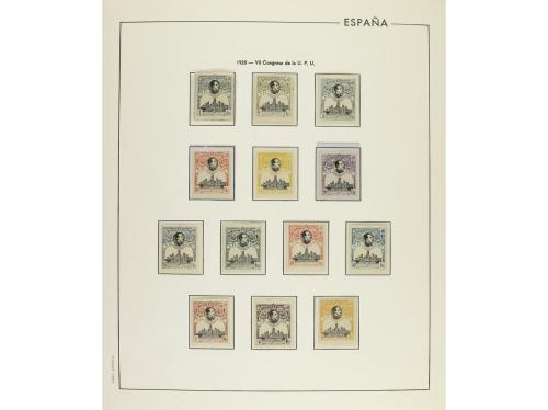 LOTES y COLECCIONES. ESPAÑA. Colección en álbum de 1850 a 19