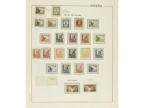 LOTES y COLECCIONES. ESPAÑA. Colección en álbum de 1850 a 19