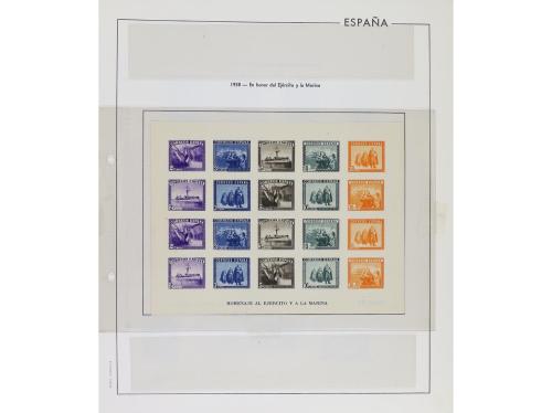 LOTES y COLECCIONES. ESPAÑA. Colección en álbum de 1850 a 19