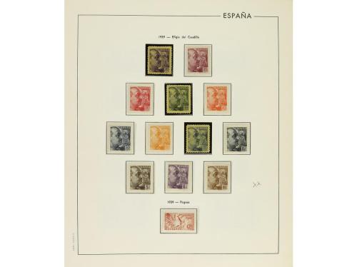 LOTES y COLECCIONES. ESPAÑA. Colección en álbum de 1850 a 19