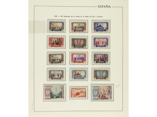 LOTES y COLECCIONES. ESPAÑA. Colección en álbum de 1850 a 19