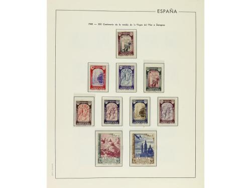 LOTES y COLECCIONES. ESPAÑA. Colección en álbum de 1850 a 19