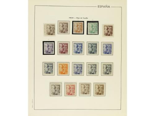 LOTES y COLECCIONES. ESPAÑA. Colección en álbum de 1850 a 19