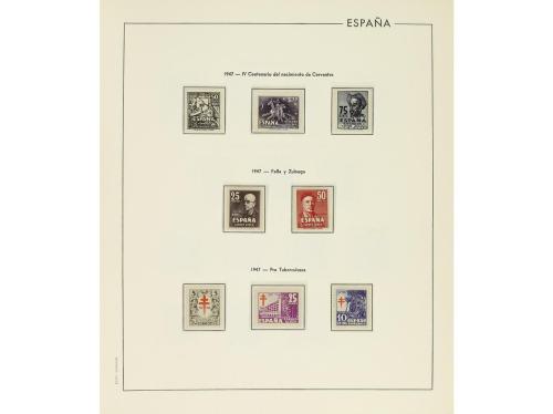 LOTES y COLECCIONES. ESPAÑA. Colección en álbum de 1850 a 19