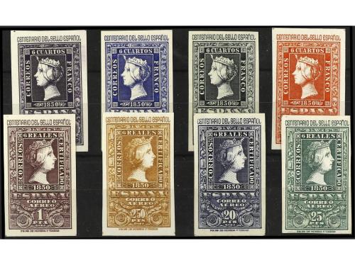 (**) ESPAÑA. Ed. 1075/82. CENTENARIO. 8 valores. Reengomados