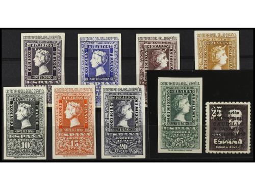 ** ESPAÑA. Ed. 1075/82, 1090. CENTENARIO y CANARIAS AVIÓN CO