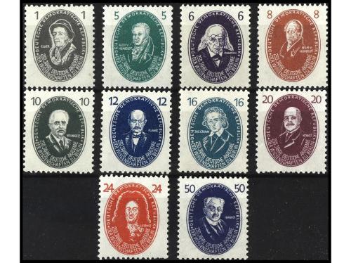 ** ALEMANIA ORIENTAL. Yv. 15/24 (2). 2 SERIES COMPLETAS. 10 