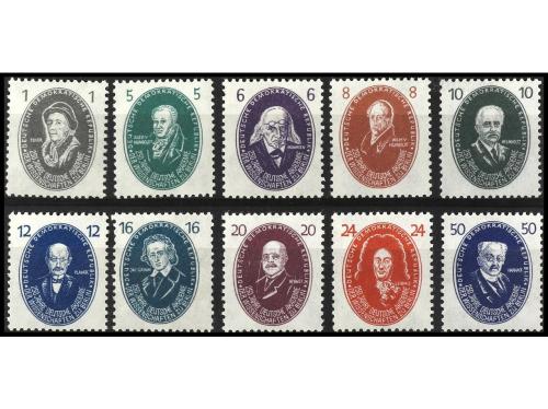 ** ALEMANIA ORIENTAL. Yv. 15/24 (2). 2 SERIES COMPLETAS. 10 