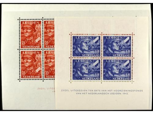 ** HOLANDA. Yv. HB-1/2. 2 Hojas bloque. LUJO. Cat. 300&euro;. 