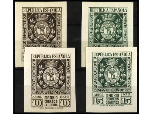 **/* ESPAÑA. Ed. 727/28. 2 SERIES COMPLETAS. 1 con leve seña