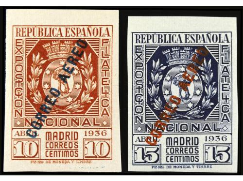 ** ESPAÑA. Ed. 729/30. SERIE COMPLETA. 2 valores. Cat. 500&euro;.