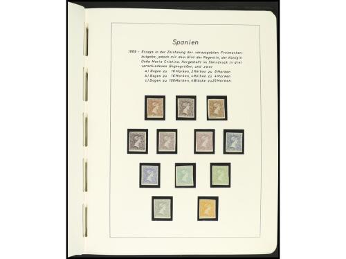ESPAÑA. COLECCIÓN ESPECIALIZADA de las emisiones de Alfonso 