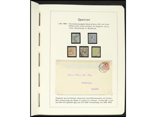 ESPAÑA. COLECCIÓN ESPECIALIZADA de las emisiones de Alfonso 