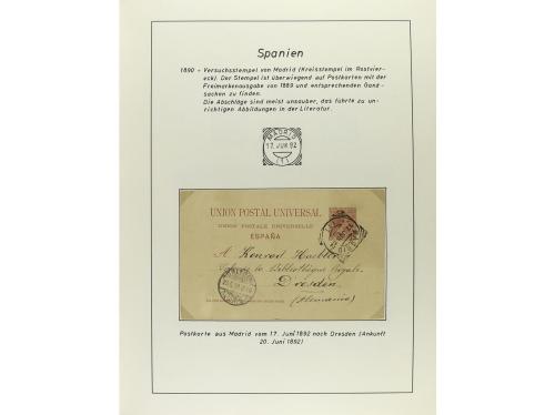 ESPAÑA. COLECCIÓN ESPECIALIZADA de las emisiones de Alfonso 