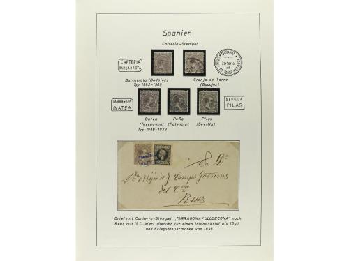 ESPAÑA. COLECCIÓN ESPECIALIZADA de las emisiones de Alfonso 