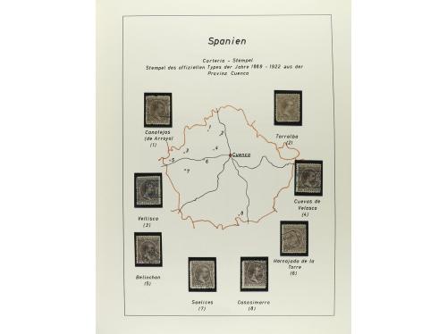 ESPAÑA. COLECCIÓN ESPECIALIZADA de las emisiones de Alfonso 