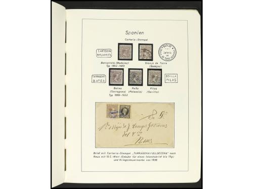 ESPAÑA. COLECCIÓN ESPECIALIZADA de las emisiones de Alfonso 