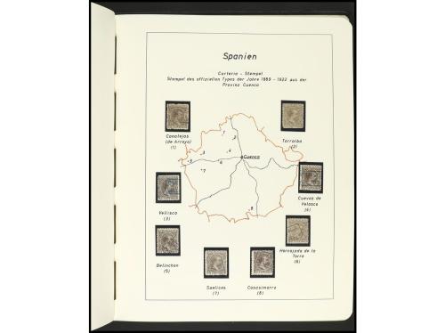 ESPAÑA. COLECCIÓN ESPECIALIZADA de las emisiones de Alfonso 