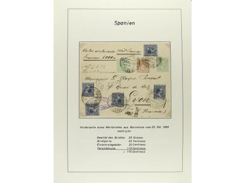 ESPAÑA. COLECCIÓN ESPECIALIZADA de las emisiones de Alfonso 