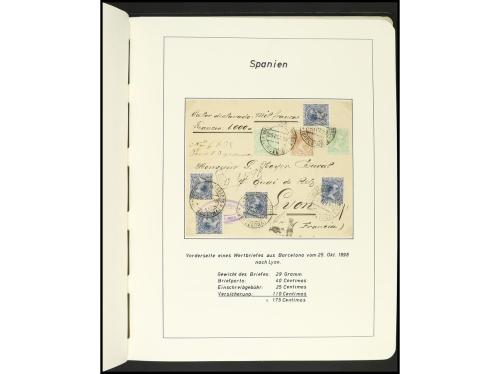 ESPAÑA. COLECCIÓN ESPECIALIZADA de las emisiones de Alfonso 