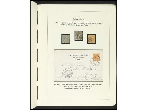 ESPAÑA. COLECCIÓN ESPECIALIZADA de las emisiones de Alfonso 