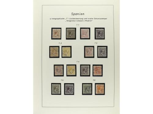 ESPAÑA. COLECCIÓN ESPECIALIZADA de las emisiones de Alfonso 