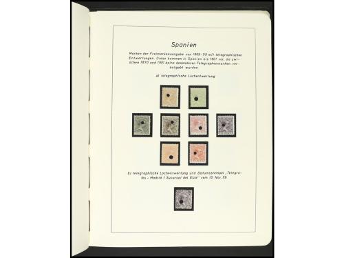 ESPAÑA. COLECCIÓN ESPECIALIZADA de las emisiones de Alfonso 