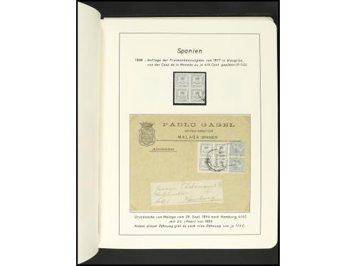 ESPAÑA. COLECCIÓN ESPECIALIZADA de las emisiones de Alfonso 
