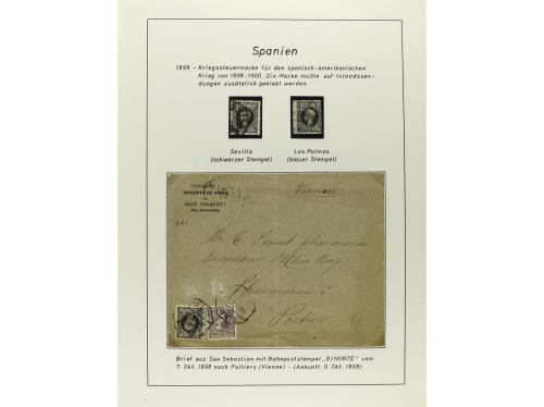 ESPAÑA. COLECCIÓN ESPECIALIZADA de las emisiones de Alfonso 