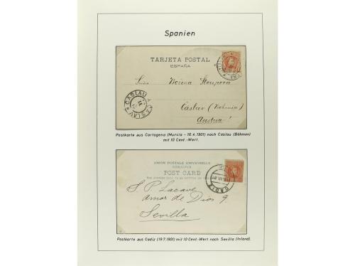 ESPAÑA. COLECCIÓN ESPECIALIZADA de las emisiones de Alfonso 