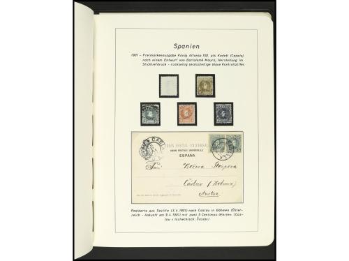 ESPAÑA. COLECCIÓN ESPECIALIZADA de las emisiones de Alfonso 