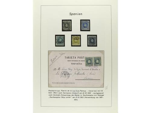 ESPAÑA. COLECCIÓN ESPECIALIZADA de las emisiones de Alfonso 