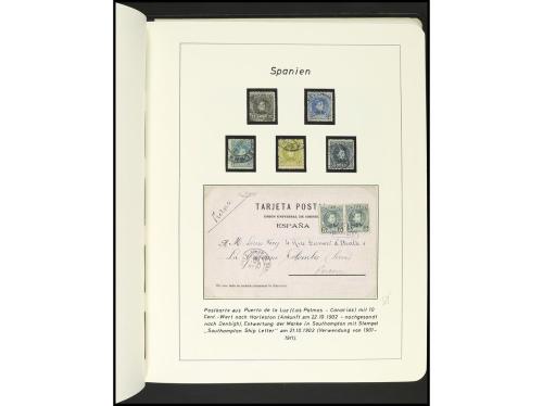 ESPAÑA. COLECCIÓN ESPECIALIZADA de las emisiones de Alfonso 