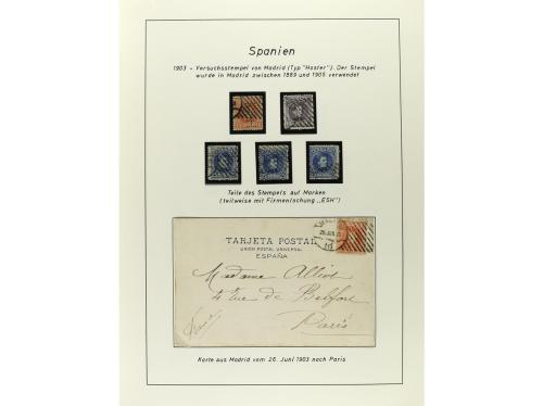 ESPAÑA. COLECCIÓN ESPECIALIZADA de las emisiones de Alfonso 